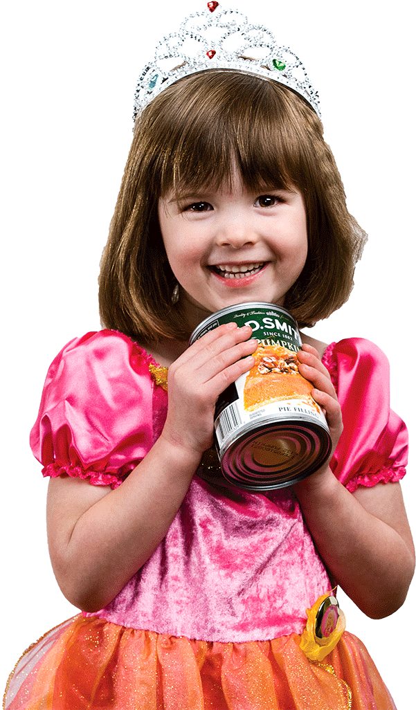 Toddler Princess Holding Can PNG Image