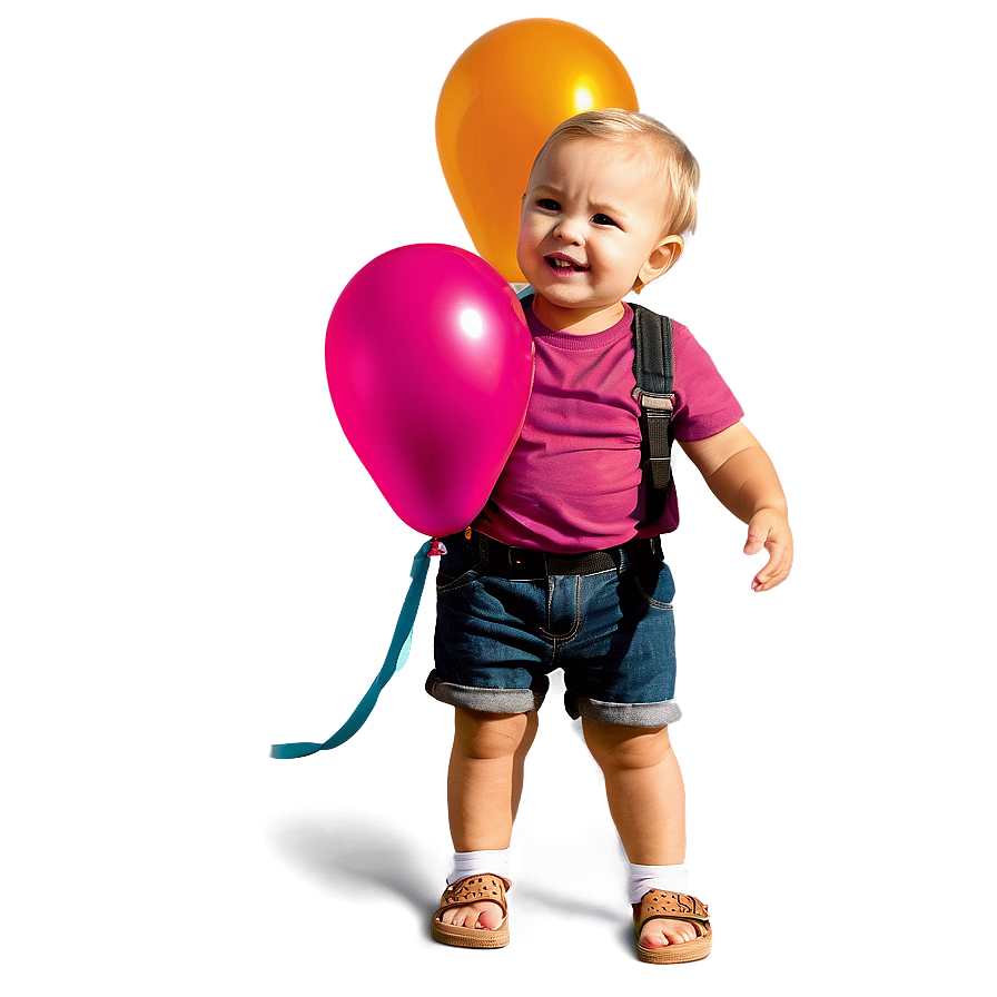 Toddler With Balloons Png 66 PNG Image