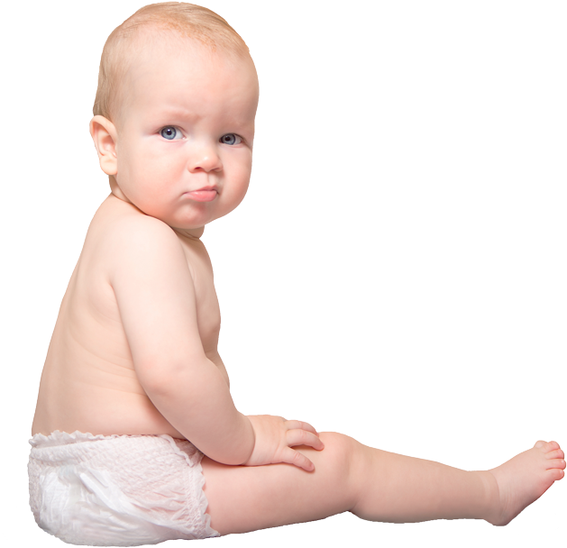 Toddlerin Diaper Glance PNG Image