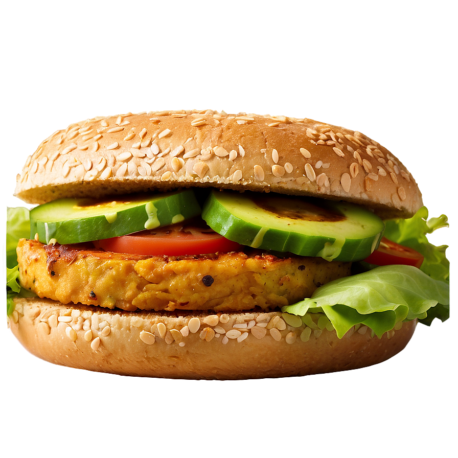 Tofu Vegan Burger Png Ney20 PNG Image