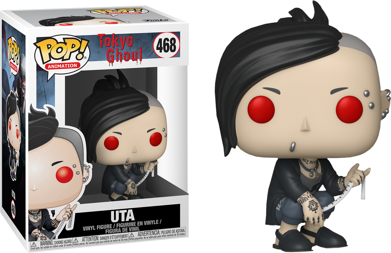 Tokyo Ghoul U T A Pop Vinyl Figure468 PNG Image