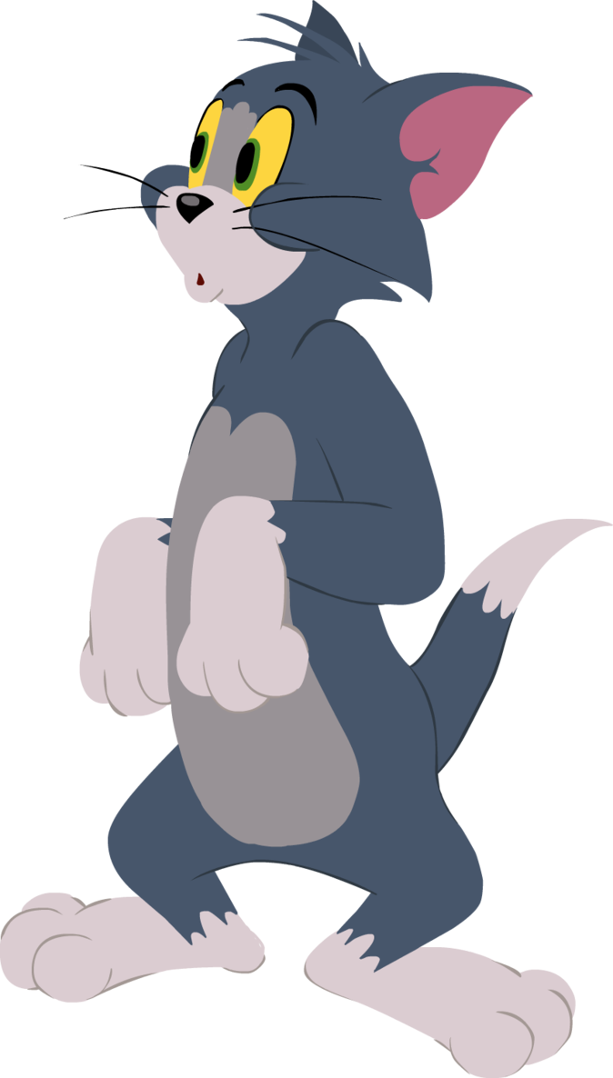 Tom Cat Walking Cartoon PNG Image