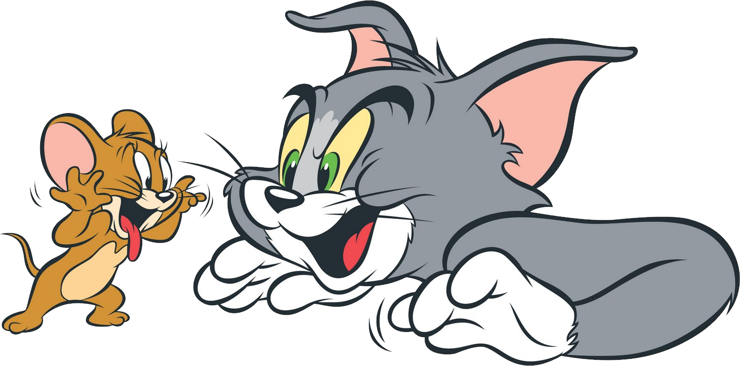 Tomand Jerry Classic Pose PNG Image