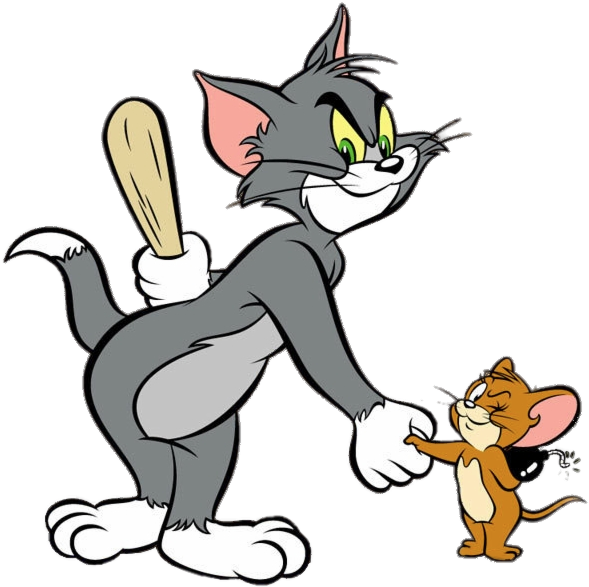 Tomand Jerry Handshake PNG Image