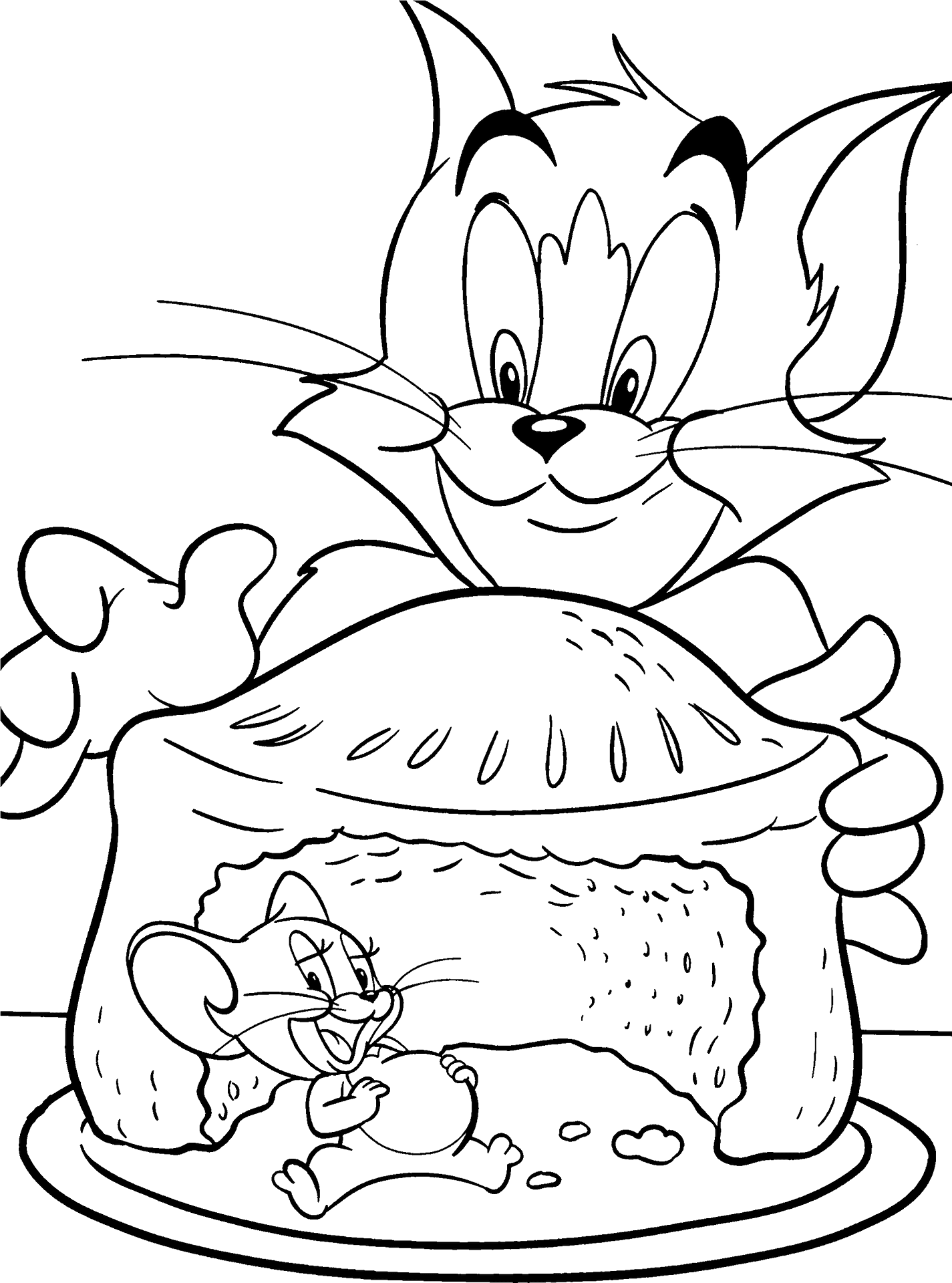 Tomand Jerry Pie Mischief PNG Image