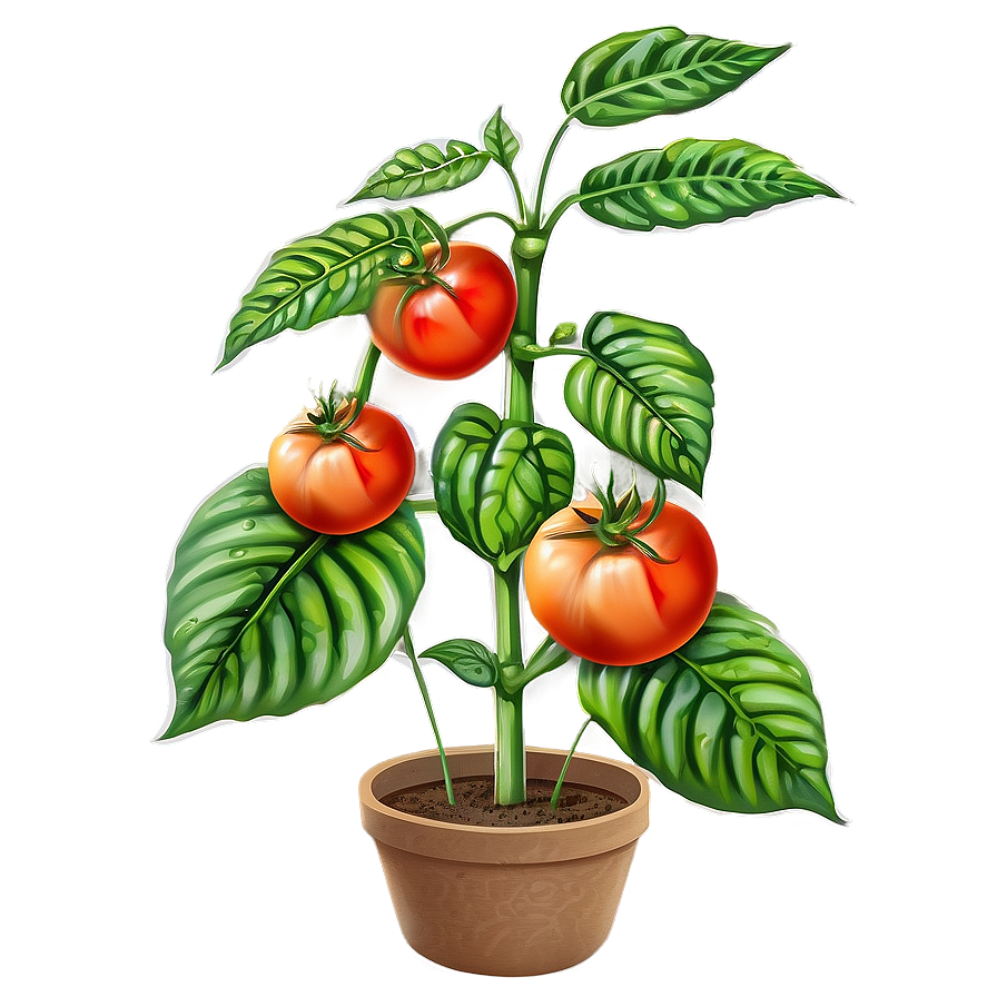 Tomato Plant Cultivation Png Ykh22 PNG Image