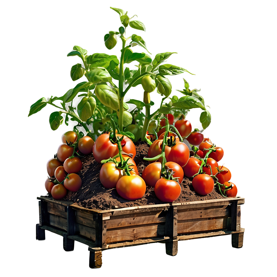 Tomato Plant Farm Png Jep PNG Image