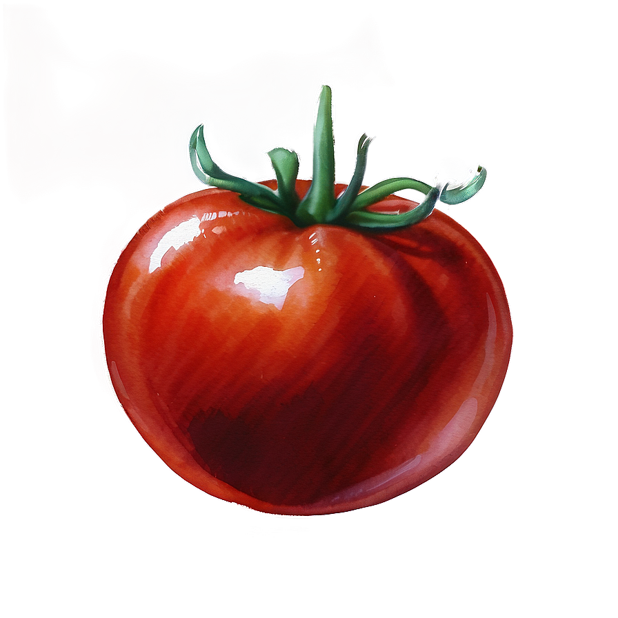 Tomato Watercolor Png 05242024 PNG Image