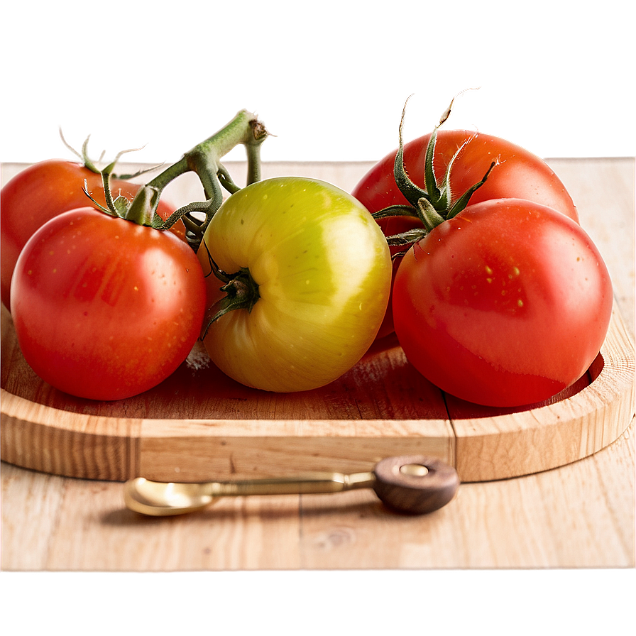 Tomatoes On Wooden Surface Png 06212024 PNG Image