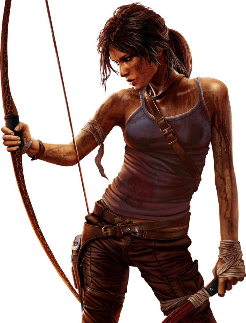 Tomb Raider Archer Stance PNG Image