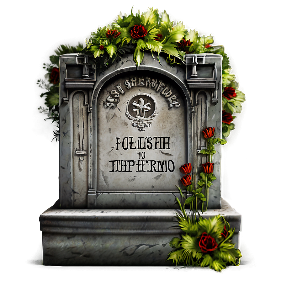 Tombstone In Cemetery Png 05252024 PNG Image