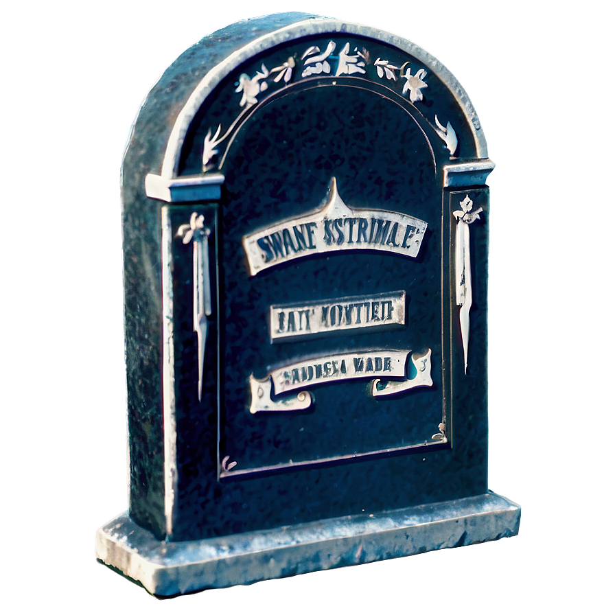 Tombstone In Cemetery Png Ynp PNG Image