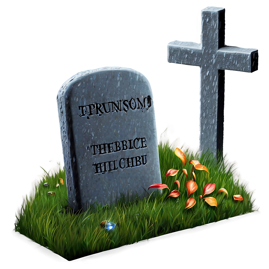 Tombstone In Rain Png 05252024 PNG Image