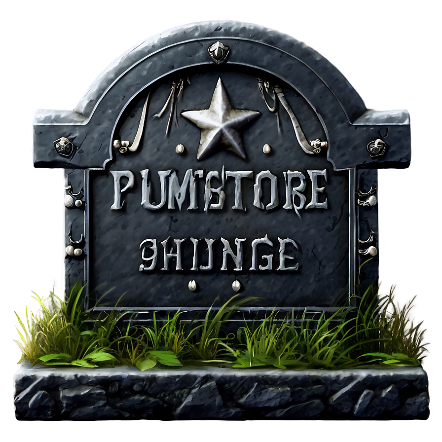 Tombstone With Chain Png 05252024 PNG Image