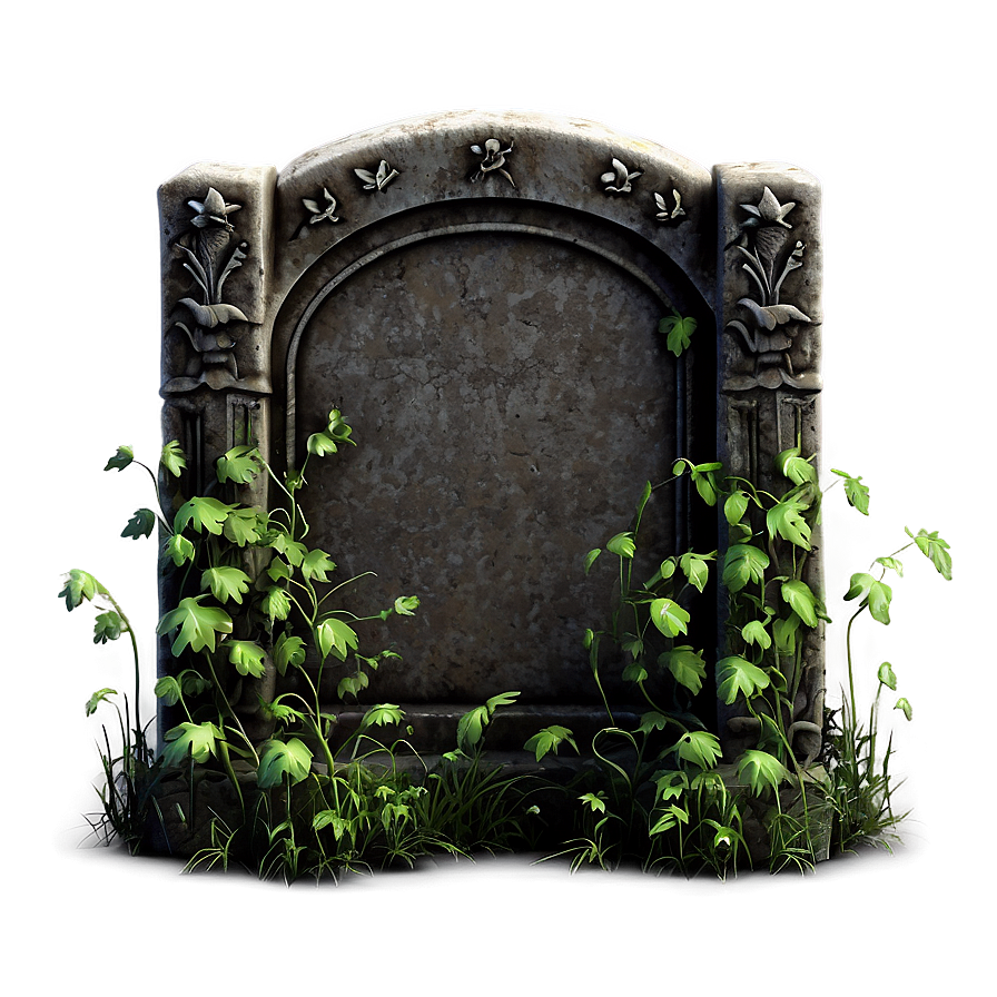 Tombstone With Vines Png Mcu PNG Image