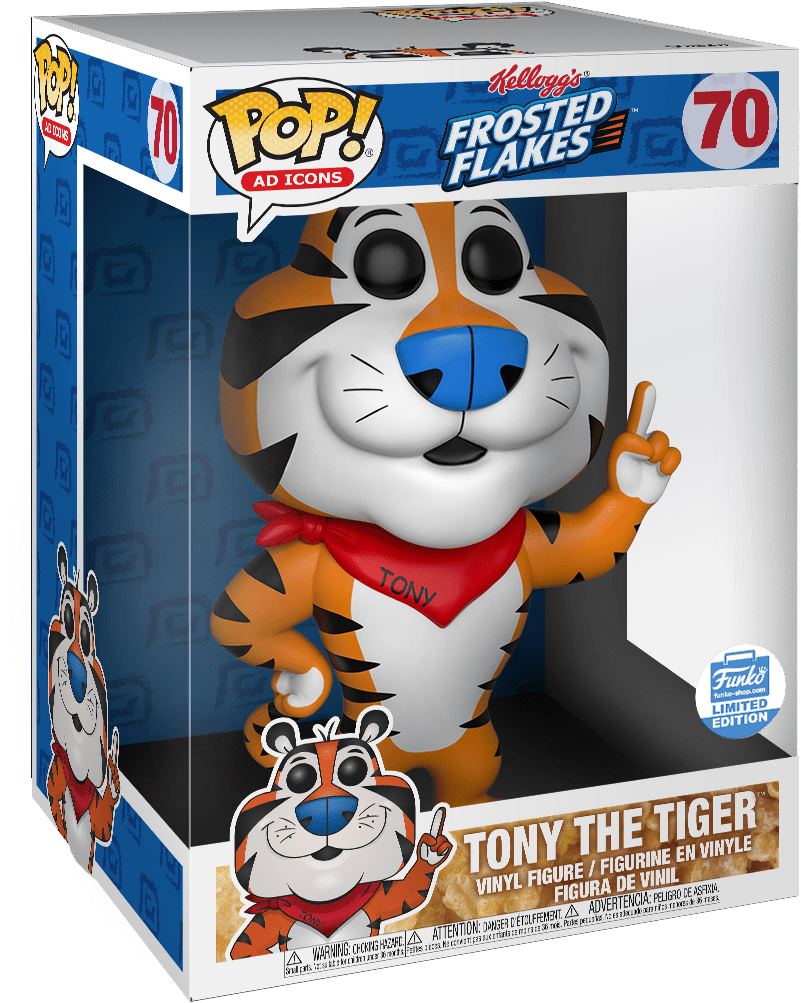 Tony The Tiger Funko Pop Limited Edition PNG Image