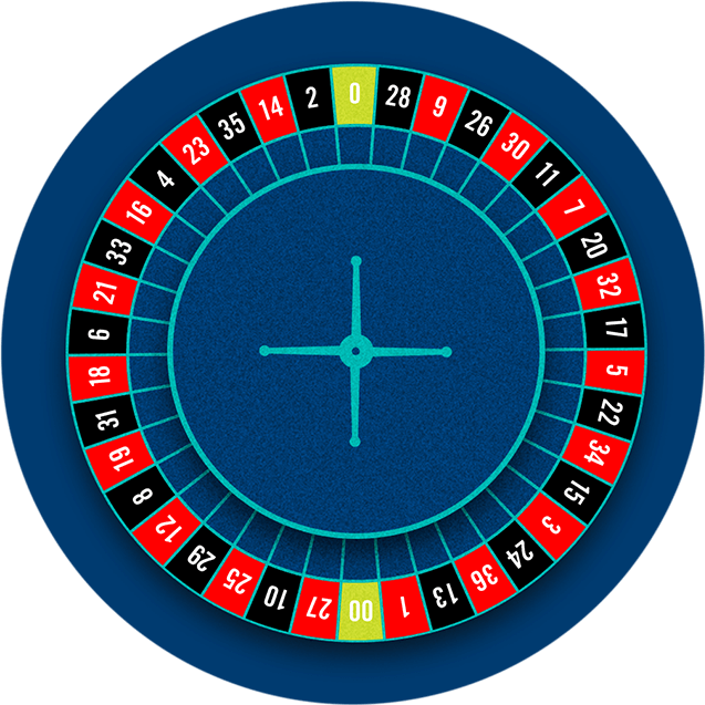 Top Down Viewof Roulette Wheel PNG Image