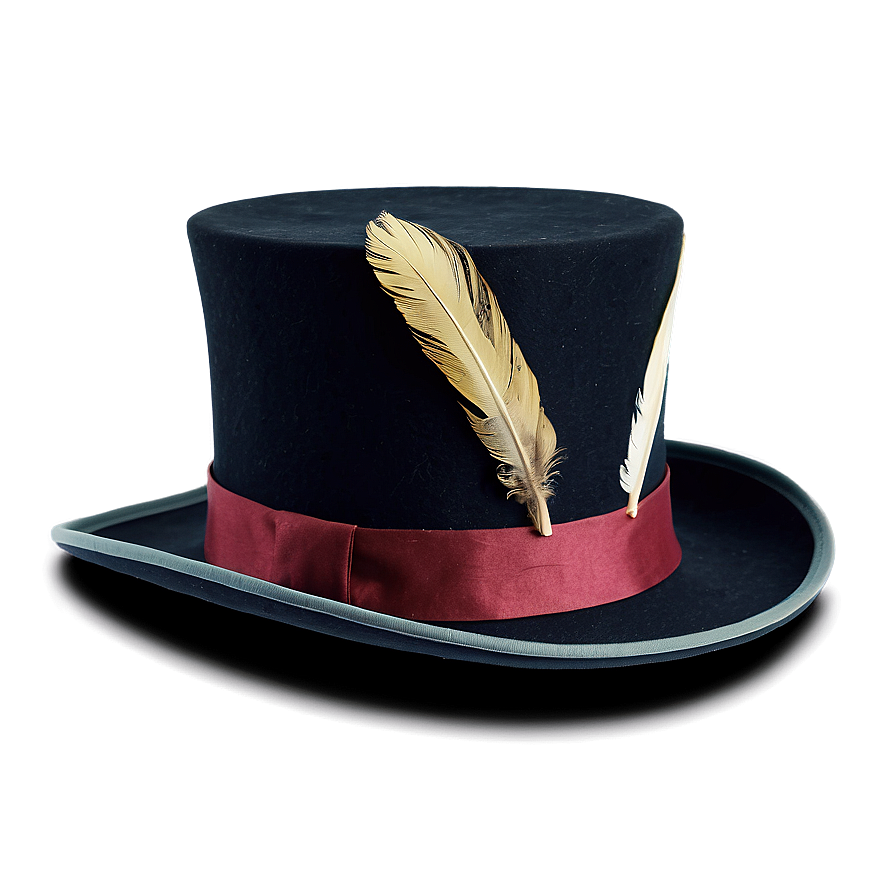 Top Hat With Feather Png 81 PNG Image