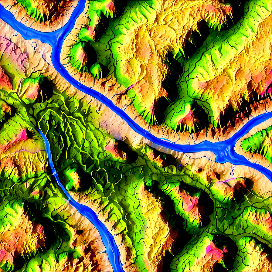 Topographic Map Png Dxg PNG Image