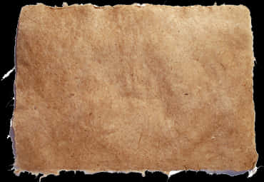 Torn Brown Paper Texture PNG Image