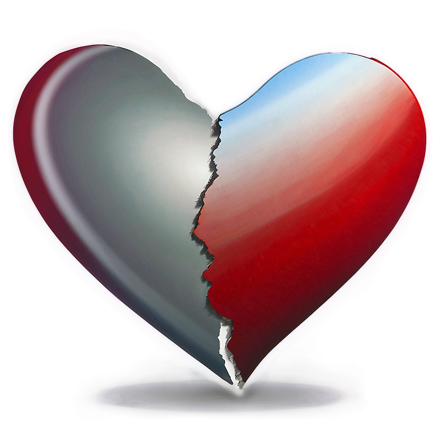 Torn Heart Art Png Anv PNG Image