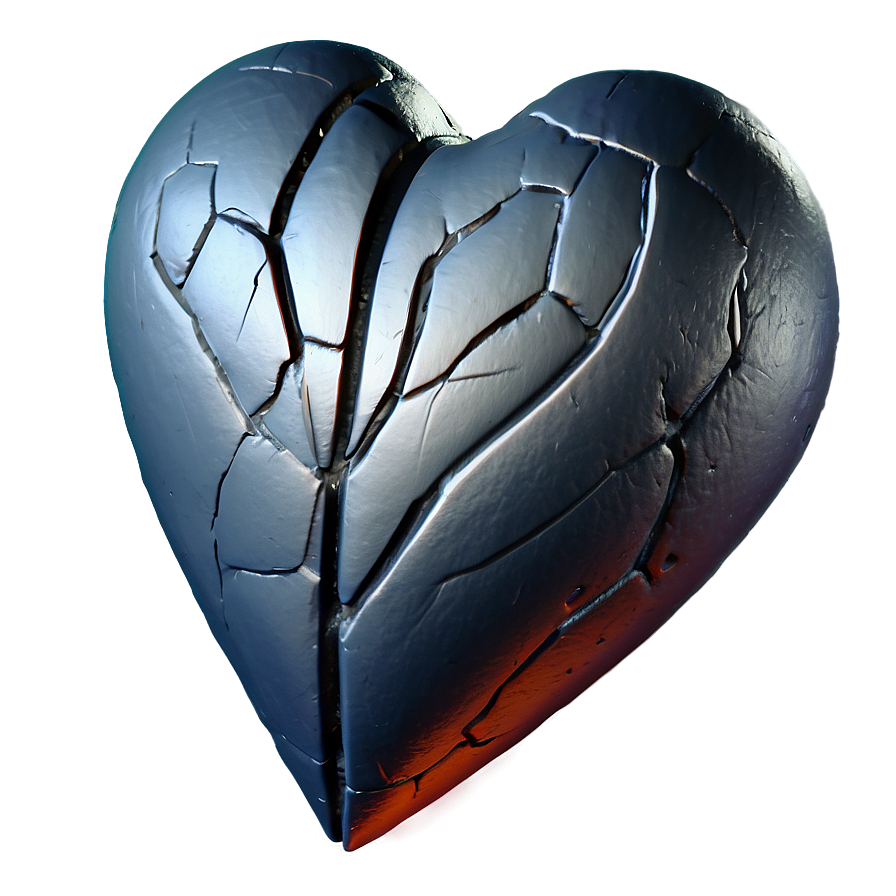 Torn Heart Emoji Png Hii PNG Image