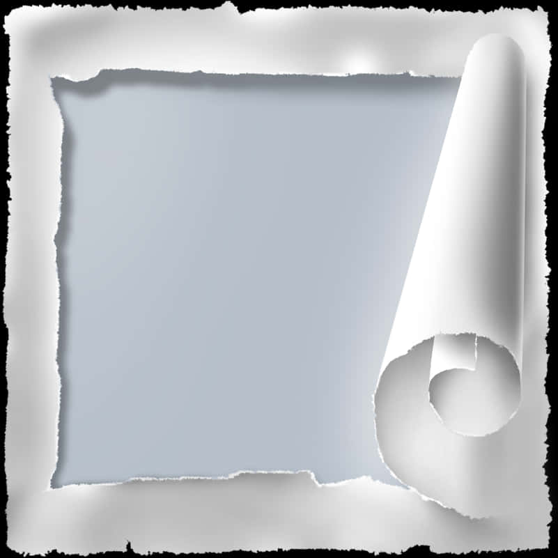 Torn Paper Edge Graphic PNG Image