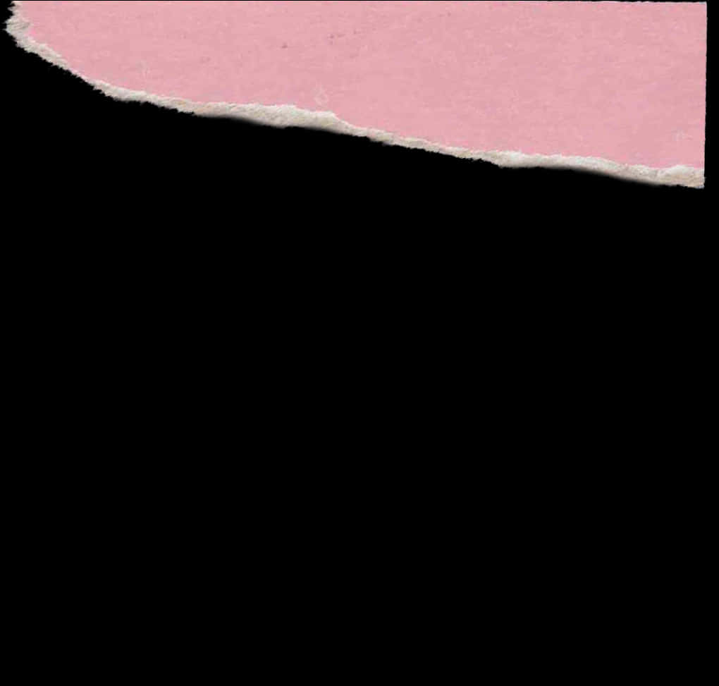 Torn Pink Paper Edge PNG Image