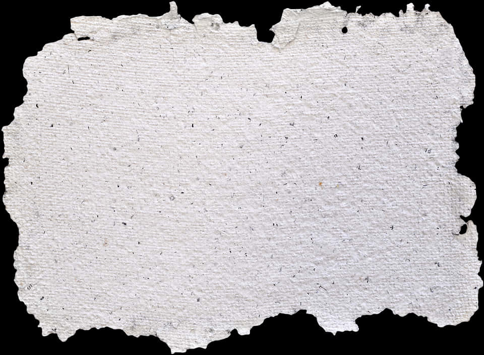 Torn White Paper Texture PNG Image