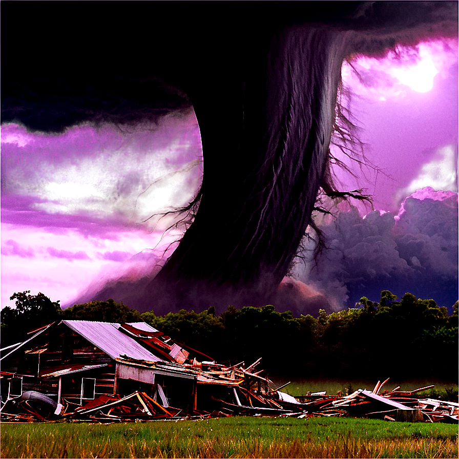 Tornado Disaster Png Dqg PNG Image