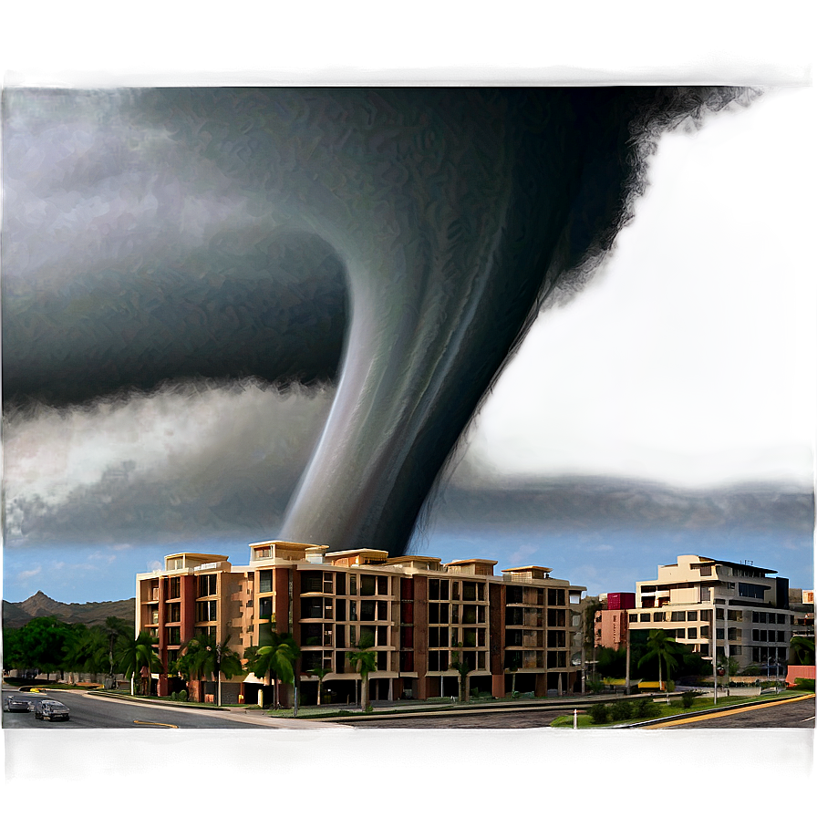 Tornado In City Png Xek PNG Image