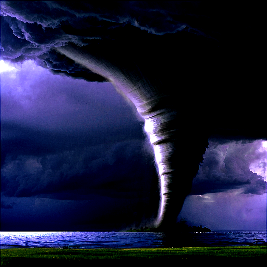 Tornado Over Water Png 05212024 PNG Image