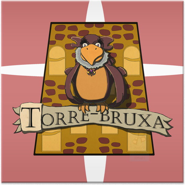 Torre Bruxa Cartoon Bird PNG Image