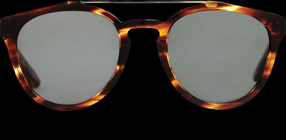 Tortoiseshell Sunglasses Isolated PNG Image