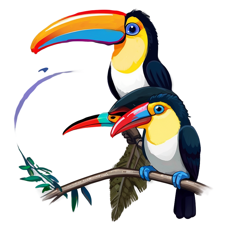 Toucan Family Png 06112024 PNG Image