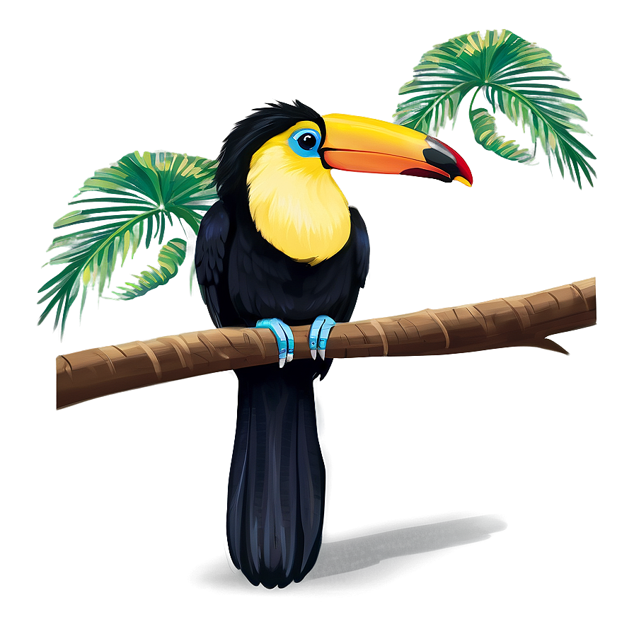 Toucan In Paradise Png Jxv PNG Image