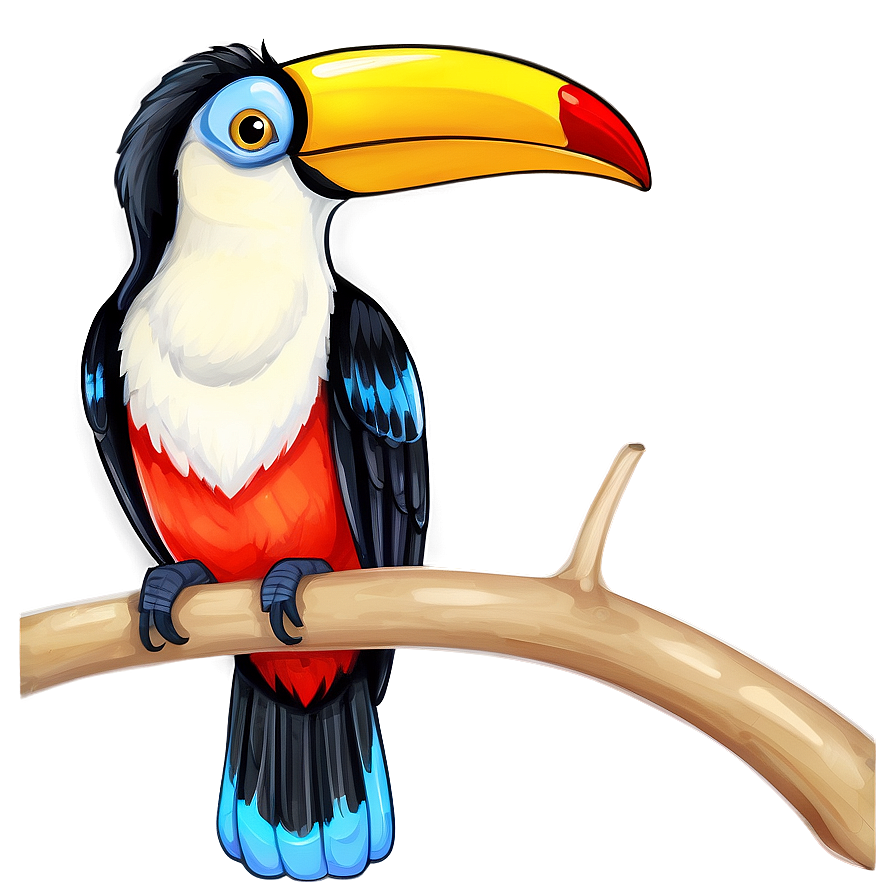 Toucan On Branch Png Qsq69 PNG Image