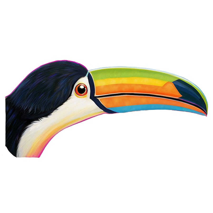 Toucan With Colorful Background Png 45 PNG Image