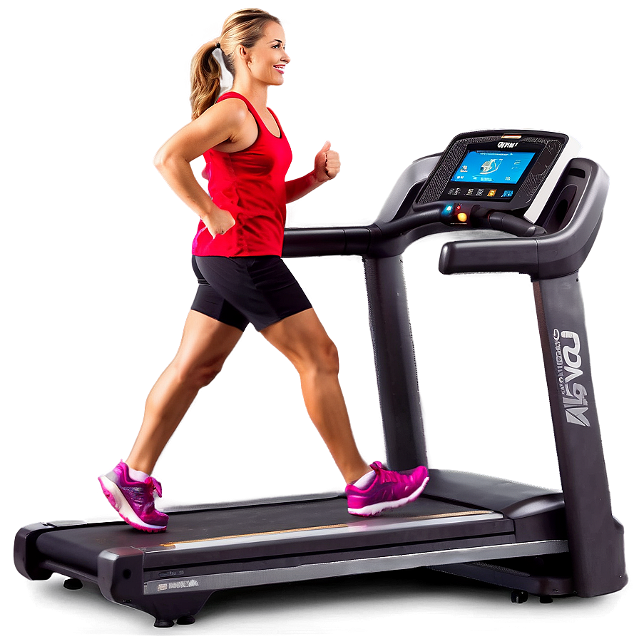 Touch Screen Console Treadmill Png Jdr73 PNG Image