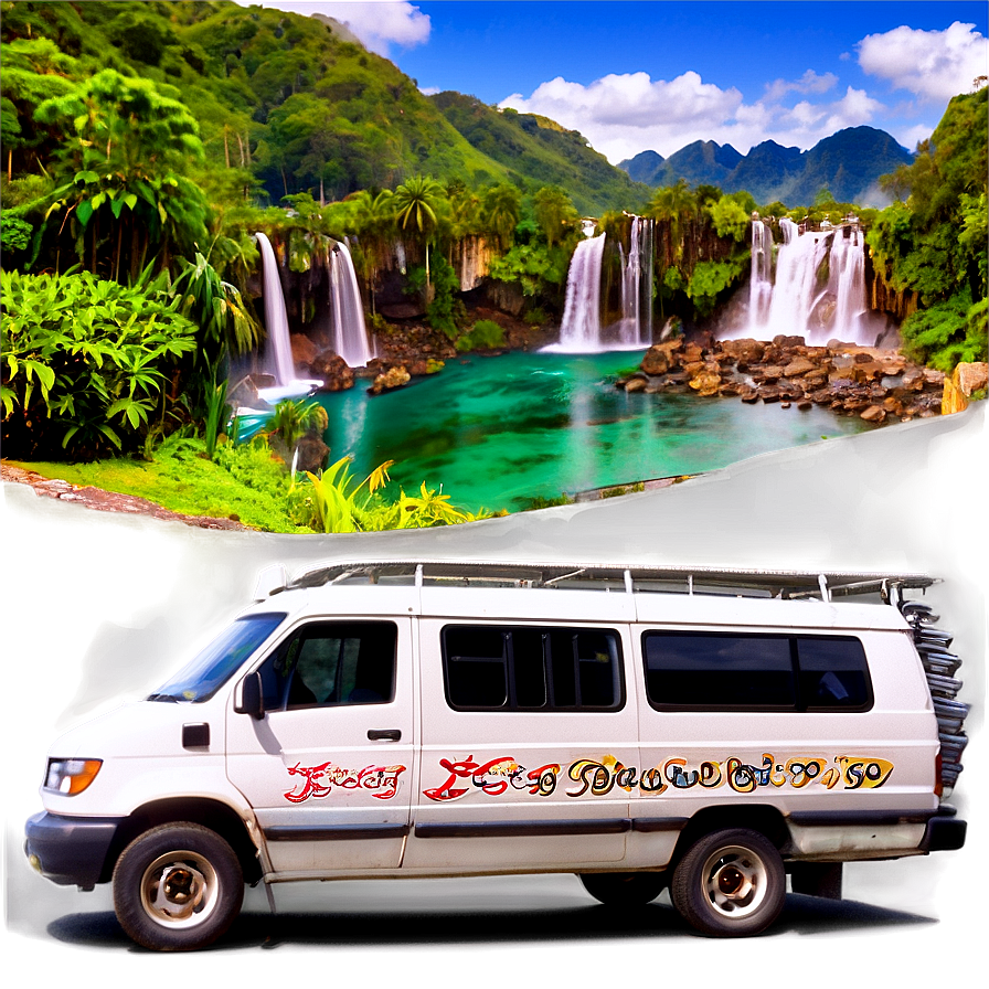 Tourist Sightseeing Van Png Vpv PNG Image