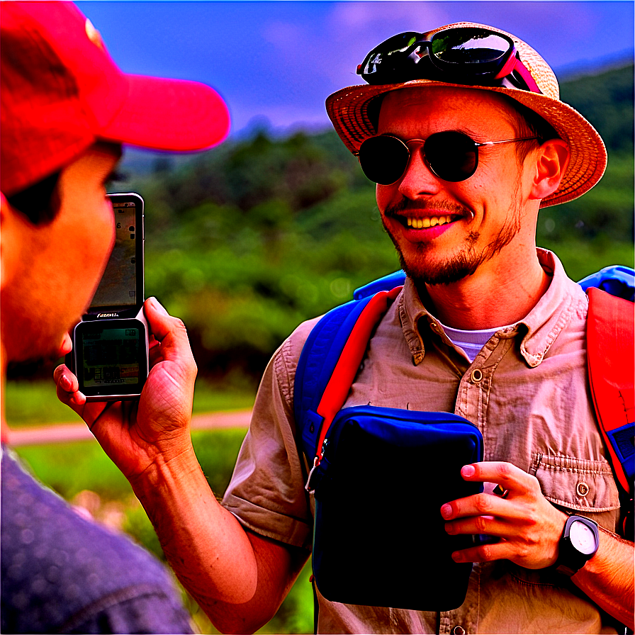 Tourist With Gps Png Dki PNG Image