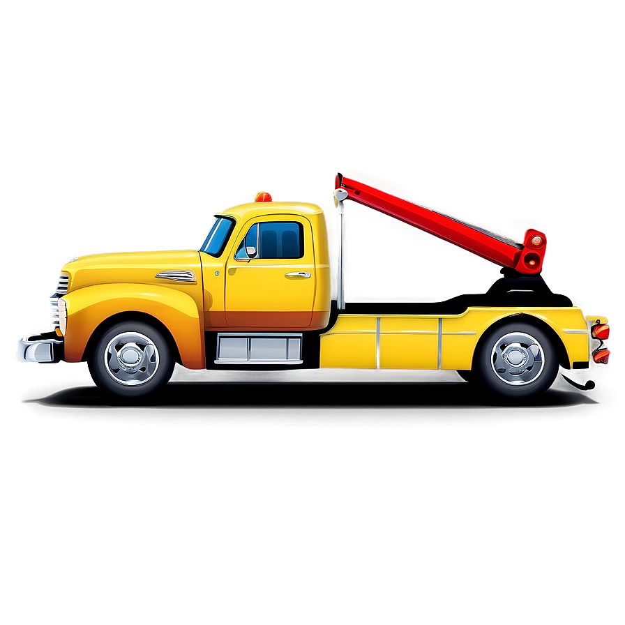 Tow Truck Cartoon Png Hml PNG Image