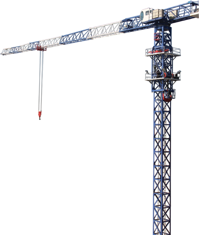 Tower Crane Against Sky PNG Image