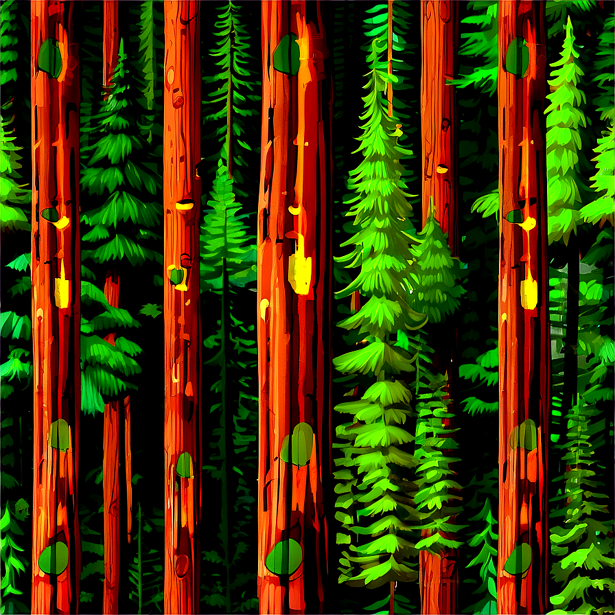 Towering Redwood Trees Png 90 PNG Image