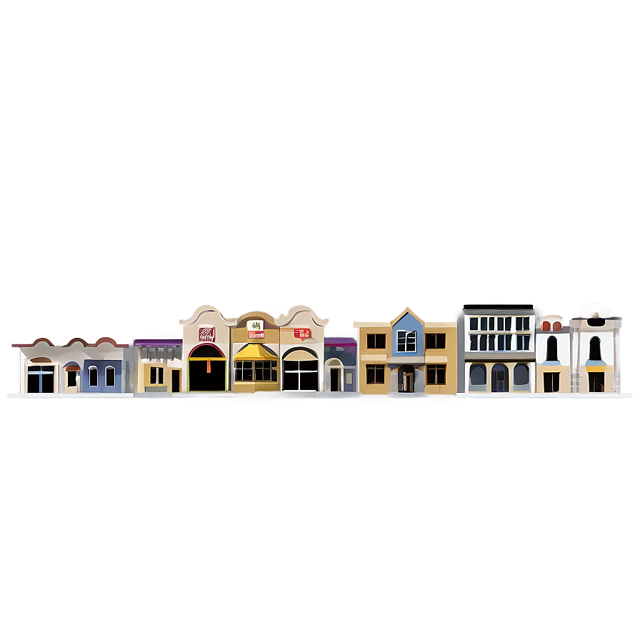 Town B PNG Image