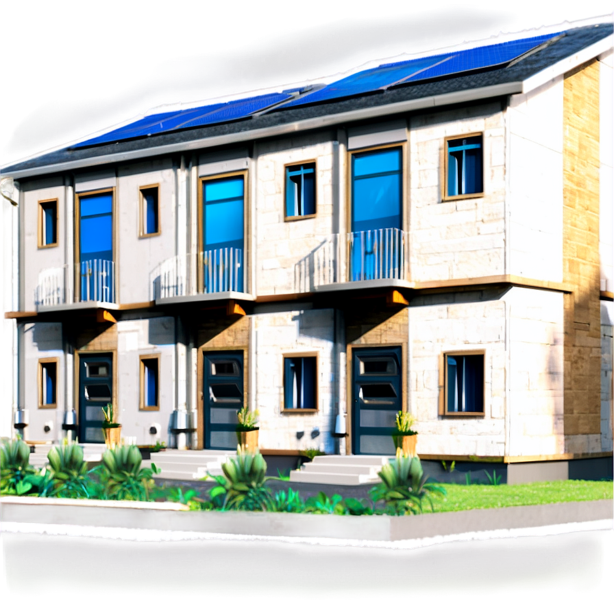 Townhouses Png Cqr62 PNG Image