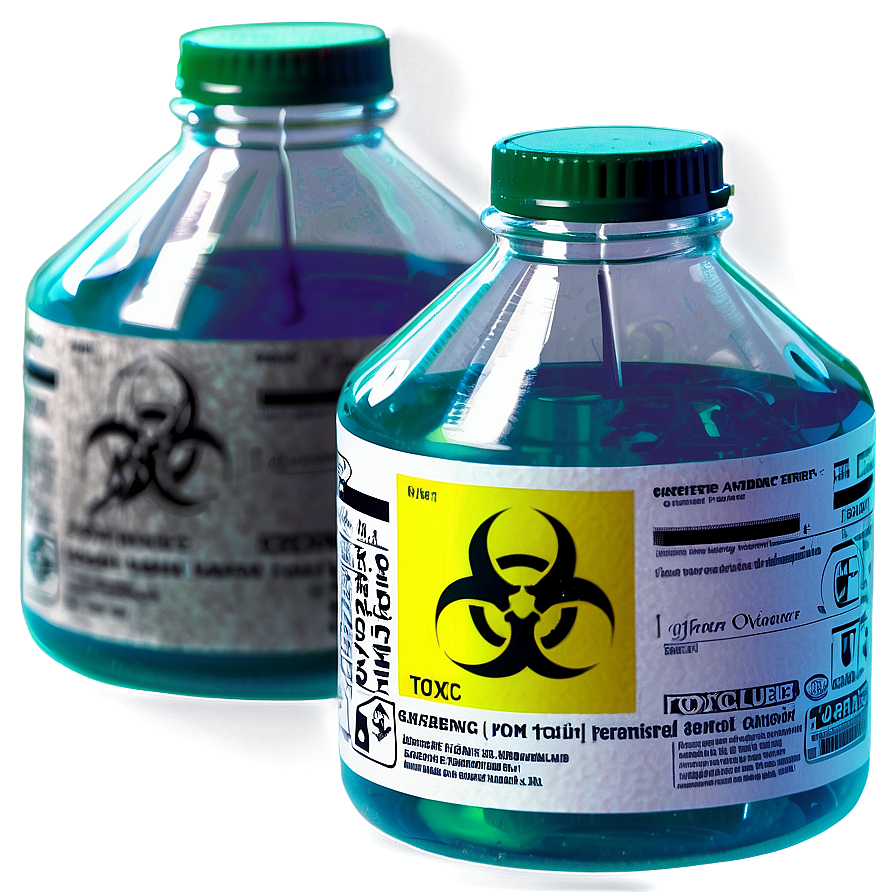 Toxic Chemicals Bottle Png 06202024 PNG Image