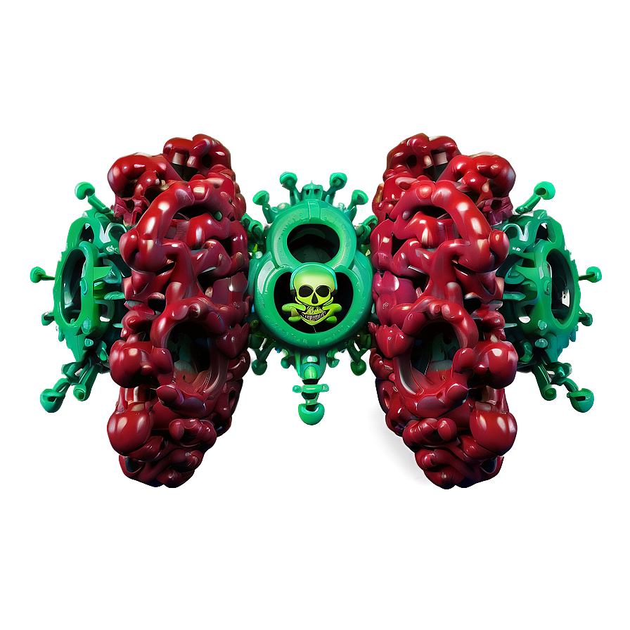 Toxic Cyber Virus Png Cyn44 PNG Image