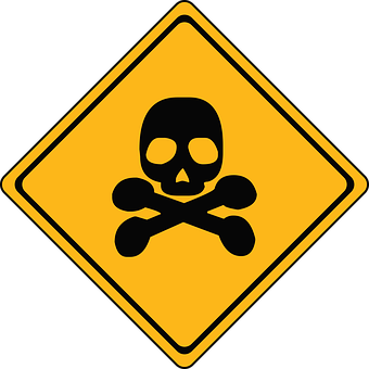 Toxic Hazard Sign PNG Image