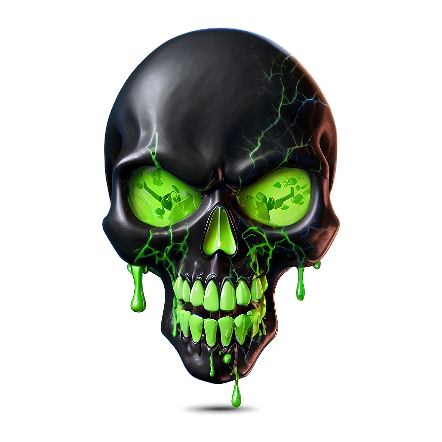 Toxic Skull Logo Png D PNG Image